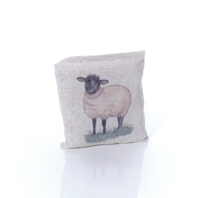 Foldable Sheep Print Tote Bag (Folded)