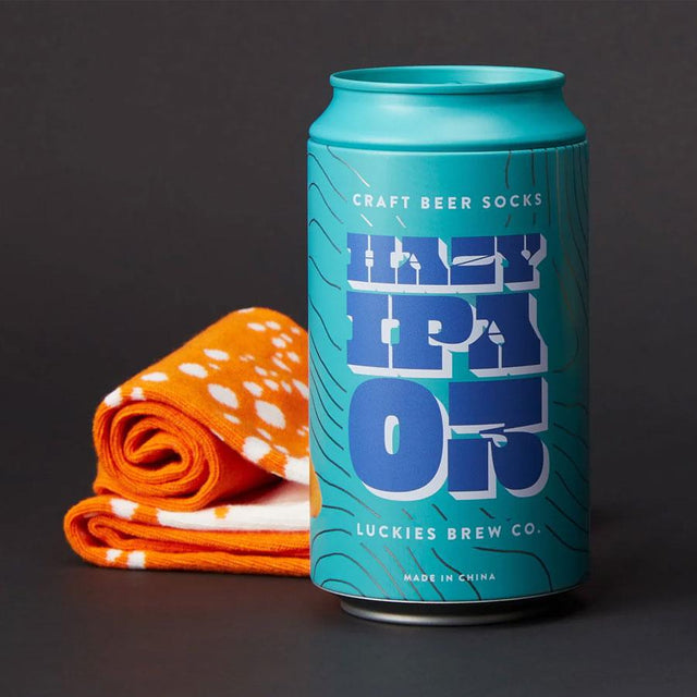Hazy IPA Orange Craft Beer Socks