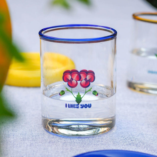 I Like You Drinking Glass