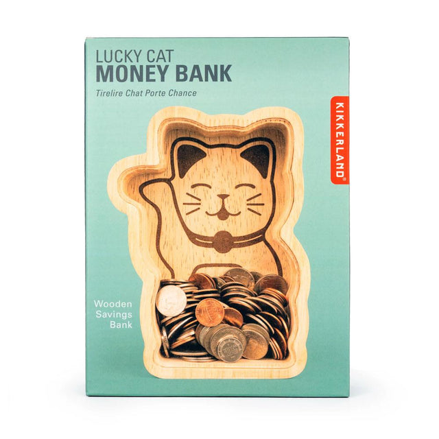 Lucky Cat Money Bank Gift Box