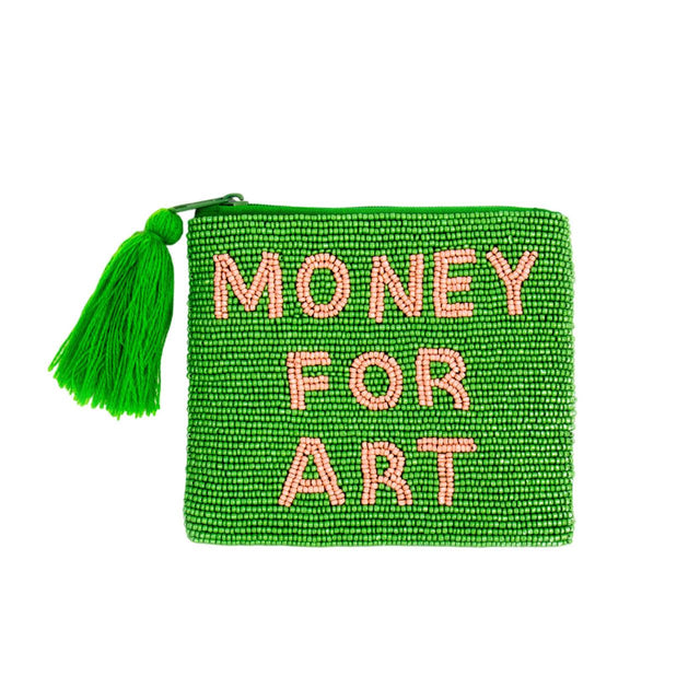 Money For Art Beaded Purse