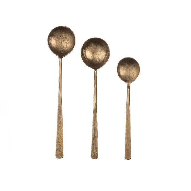 Small Forged Antique Spoons Set