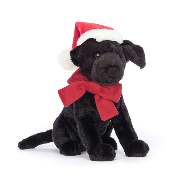 Winter Warmer Pippa Black Labrador Soft Toy