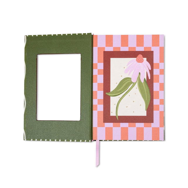 Coneflower Framed Floral Journal