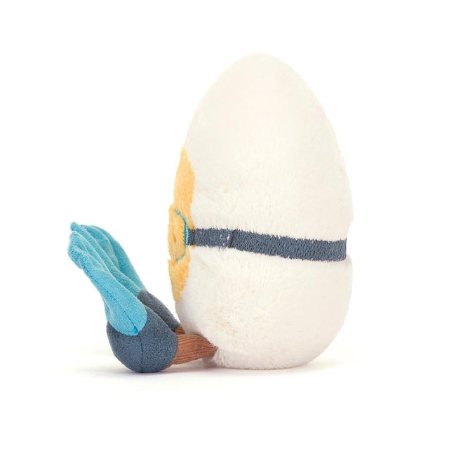 Jellycat Amuseable Boiled Egg Scuba Soft Toy Side View
