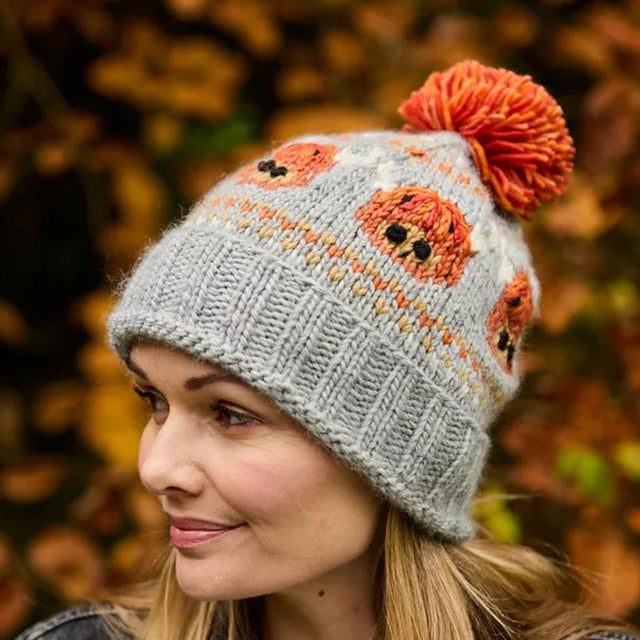 Highland Cow Merino Wool Bobble Hat