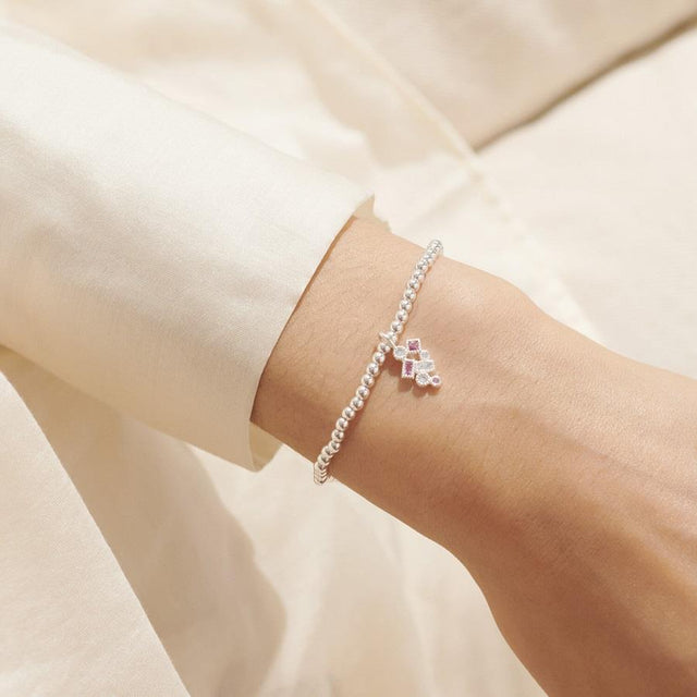 Joma Jewellery A Little Happiest of Birthdays Charm Bracelet on Model