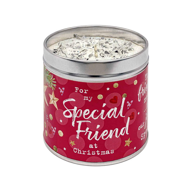 Special Friend at Christmas Candle Tin