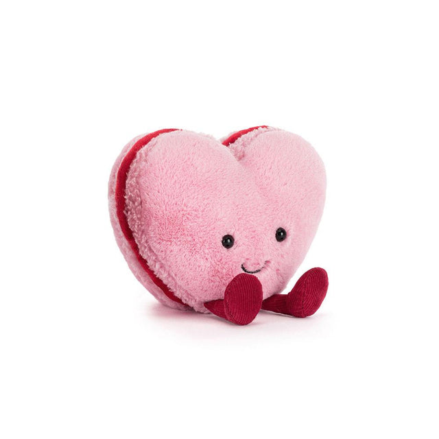 Jellycat Amuseables Pink Collete Heart Macaron