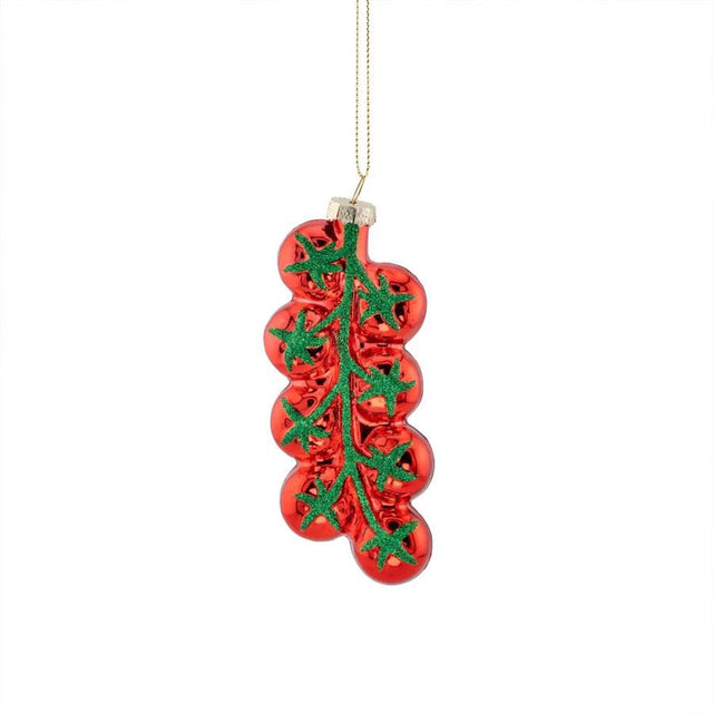 Cherry Tomatoes Glass Bauble