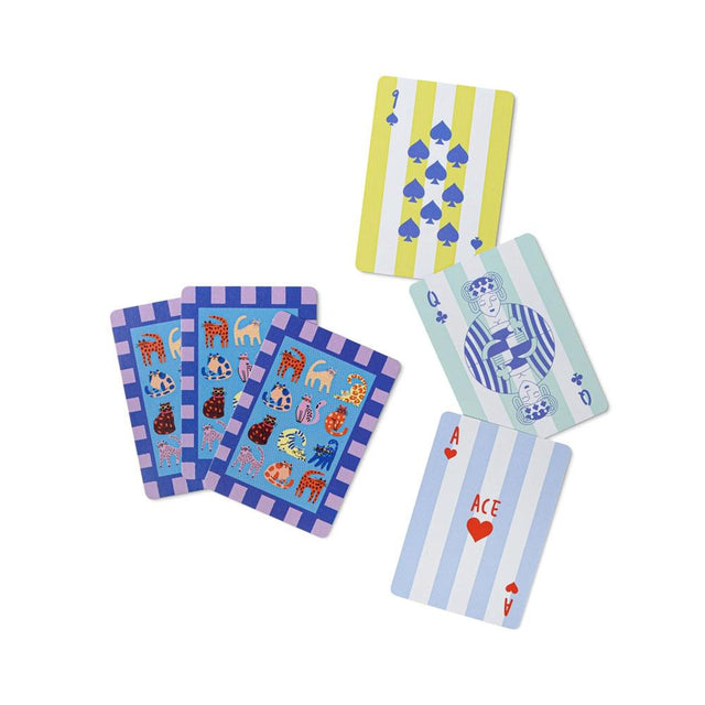 Cats Playing Cards
