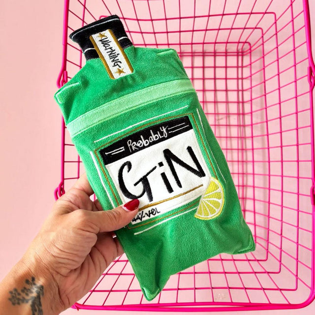 Small Talk Gin Hot Water Bottle