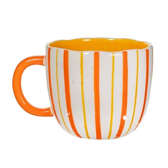 Sass & Belle Surprise Capybara Striped Mug Outside