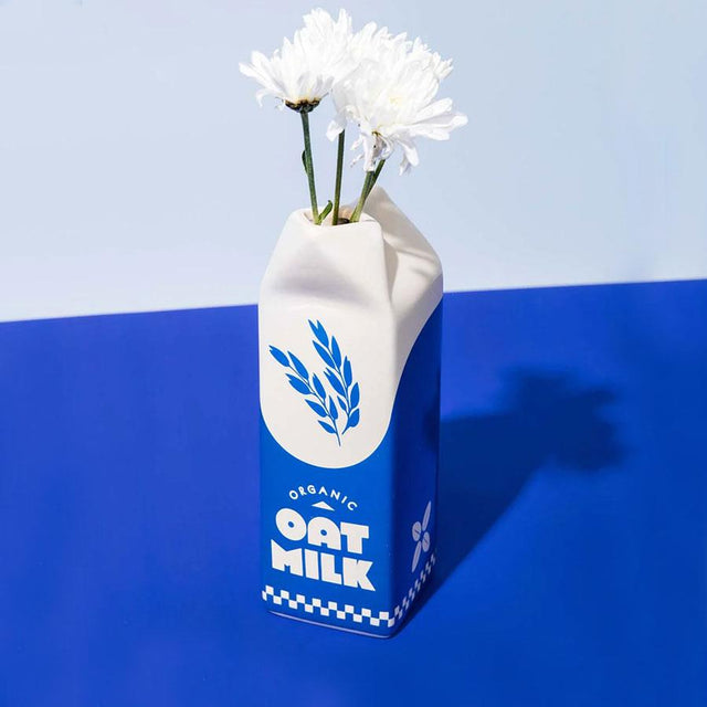 Oat Milk Ceramic Vase