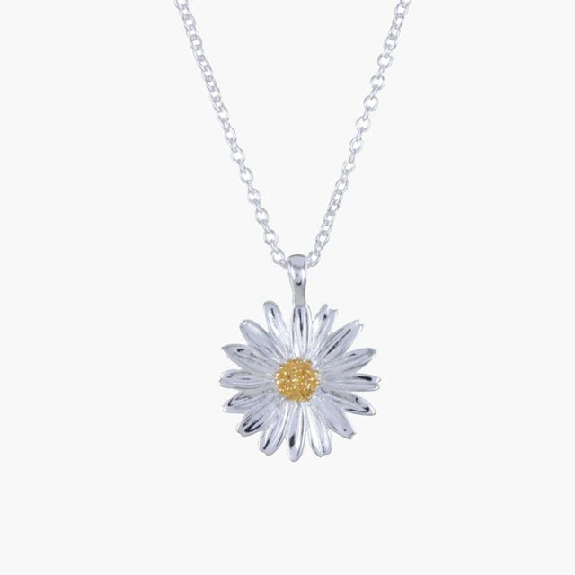 Reeves and Reeves Daisy Pendant Necklace Detail View