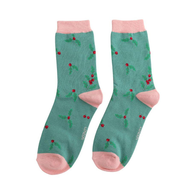 Holly Sprigs Women's Matchbox Socks