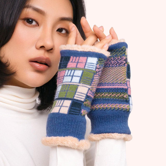 Denim Mix Dani Wrist Warmers