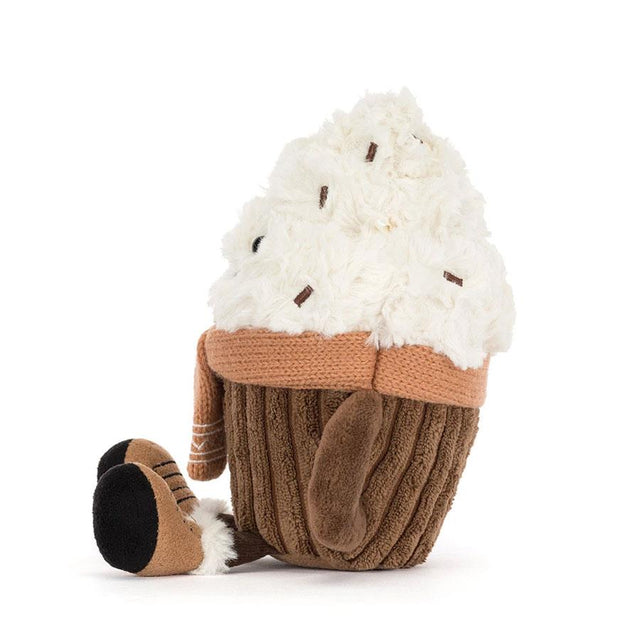Jellycat Amuseables Scarffles Hot Chocolate Side Facing
