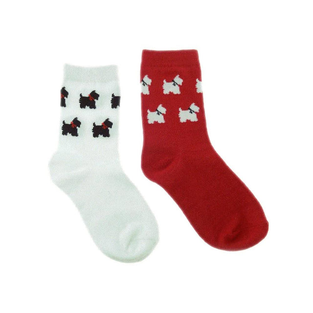 Scottie Dog Toddler Socks