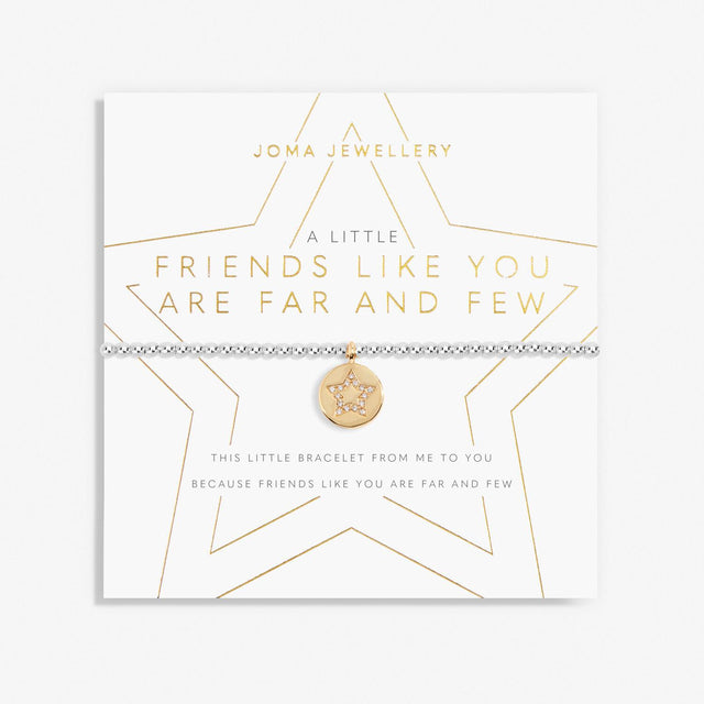 Joma Jewelery - A Little Friends Like You are Far and Few Charm Bracelet