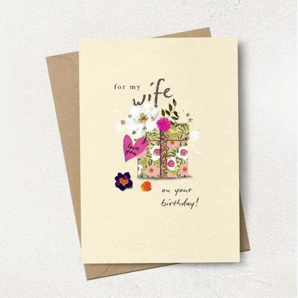 Wife Birthday Present Card