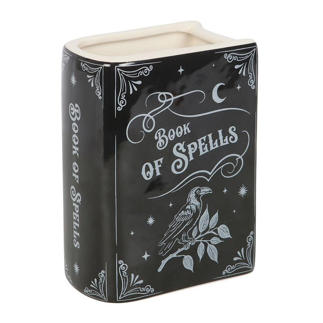 Book of Spells Gothic Book Shaped Vase