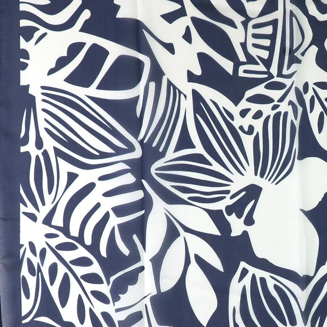 Monochrome Abstract Tropical Print Scarf
