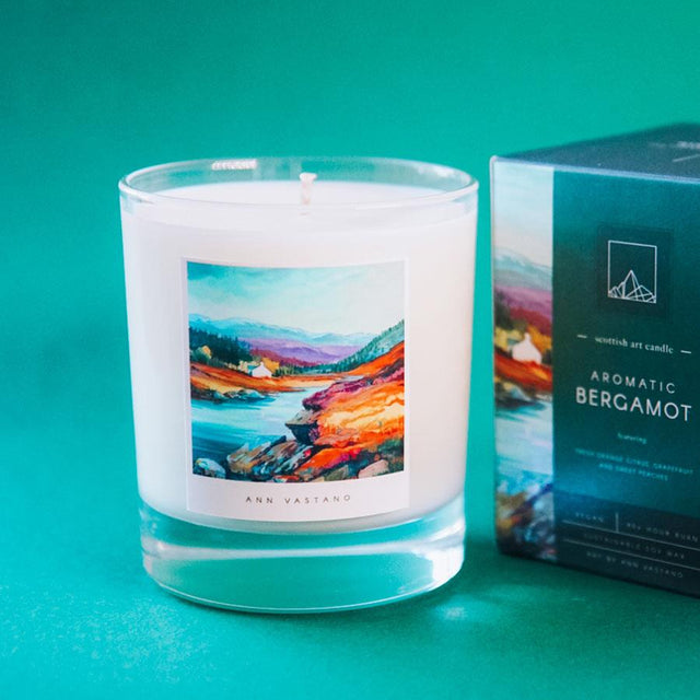 Ann Vastano Aromatic Bergamot Candle Jar