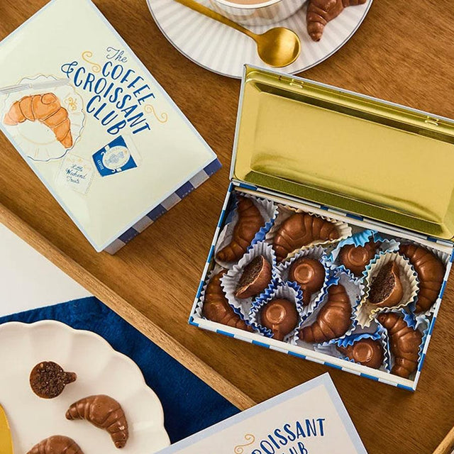 Coffee and Croissant Truffle Tin