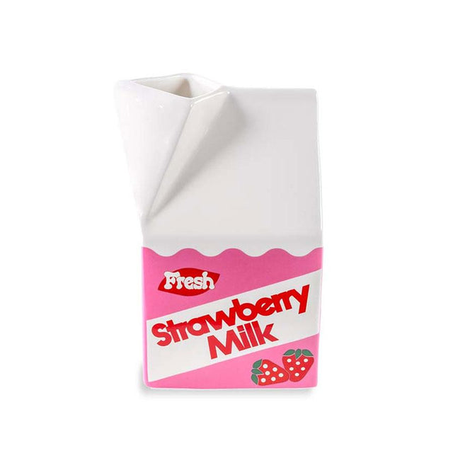 Ban.Do Strawberry Milk Ceramic Vase Side Facing