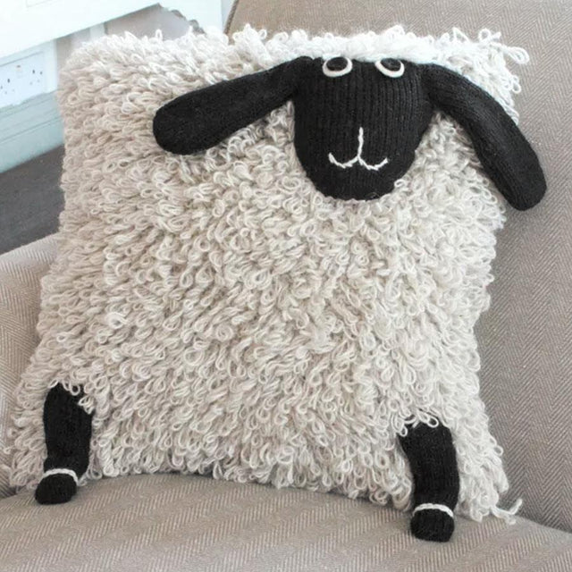 Pachamama Shaggy Sheep Cushion