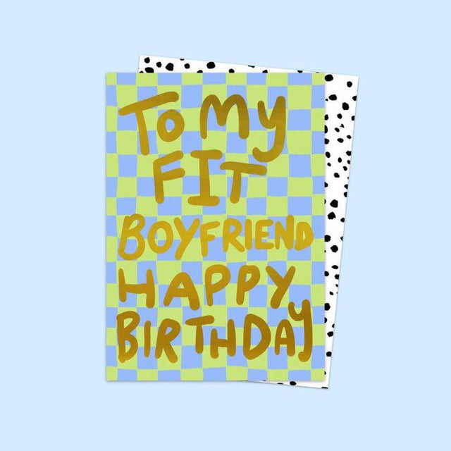 Fit Boyfriend Birthday Card