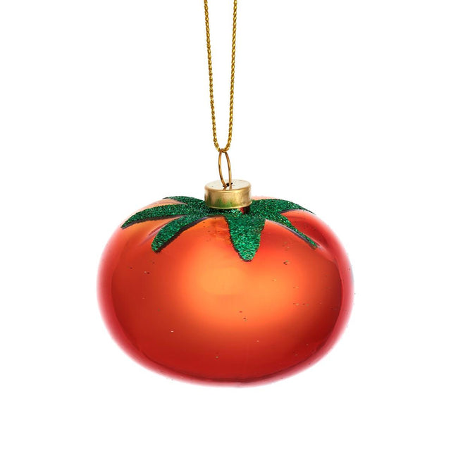 Sass and Belle Tomato Glass Bauble