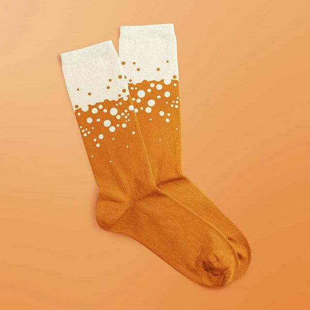 Hazy IPA Orange Craft Beer Socks