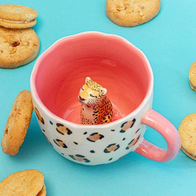 Surprise Leopard Mug