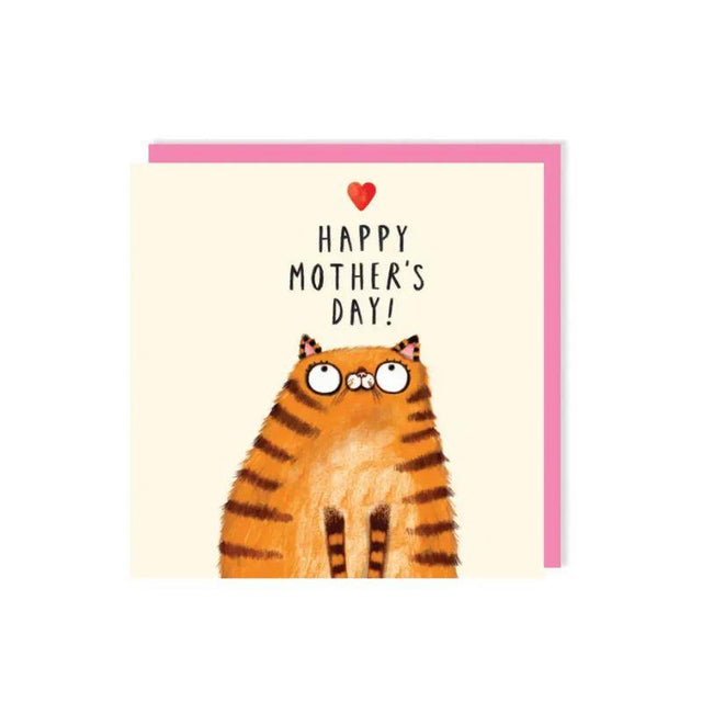 Ginger Cat Mother's Day Card