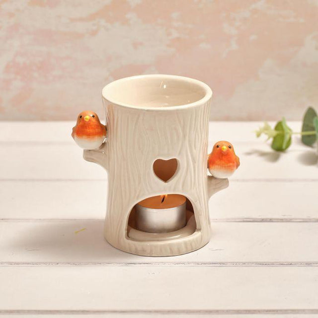 Robin Tree Shaped Ceramic Wax Melt Burner