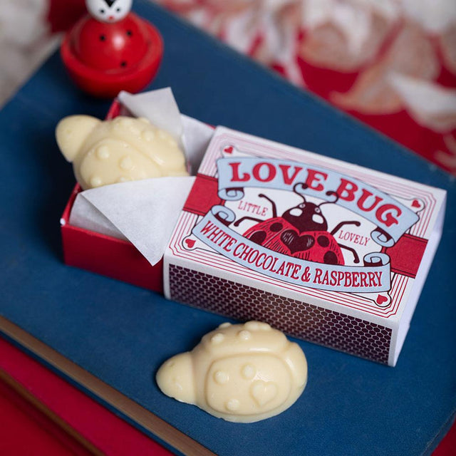 Love Bug Raspberry & White Chocolate Truffles