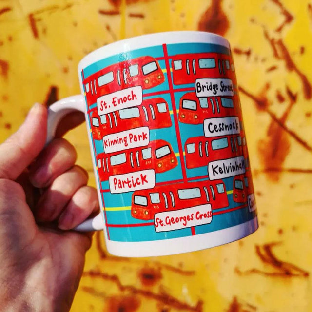 Glasgow Subway Ceramic Mug