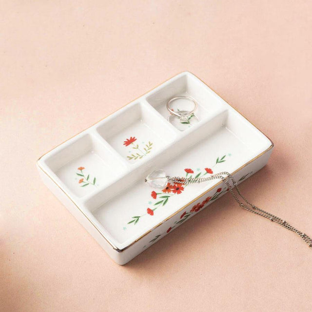 The Flower Market Ceramic Jewellery Trinket Dish