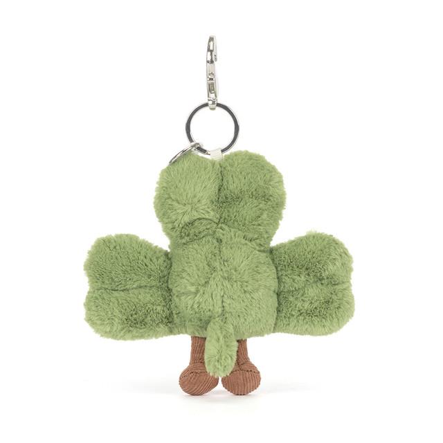 Jellycat Amuseables Siofra Shamrock Bag Charm Back Facing
