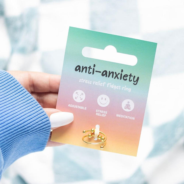 Anti Anxiety Fidget Ring on Card
