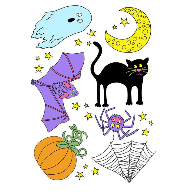 Halloween Transfer Tattoos Close Up
