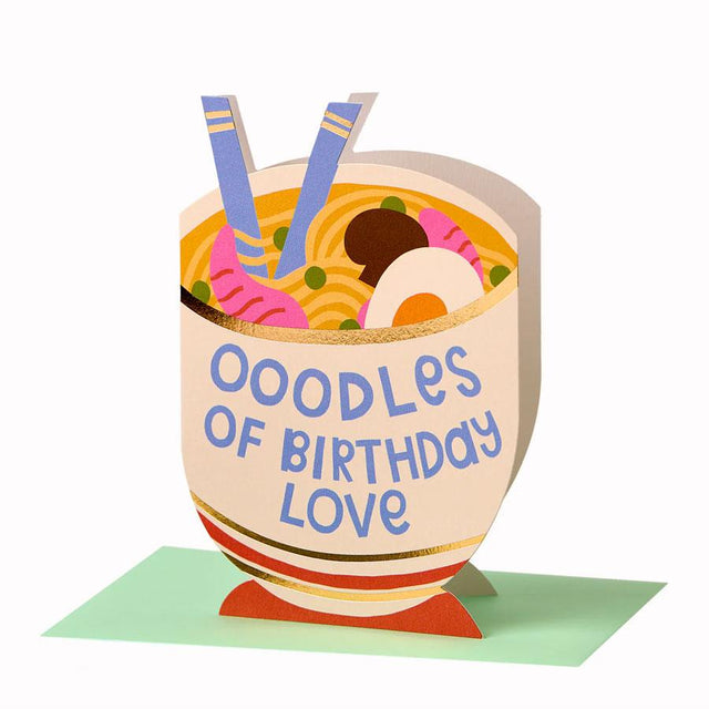 Oddles of Birthday Love Ramen Card