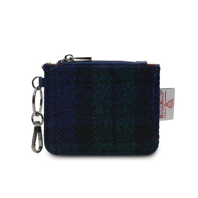 Black Watch Tartan Zip Wallet Card  Holder