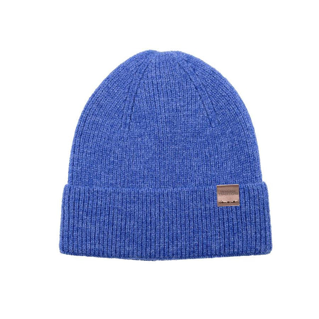 Blue Heritage Fisherman Rib Beanie Hat