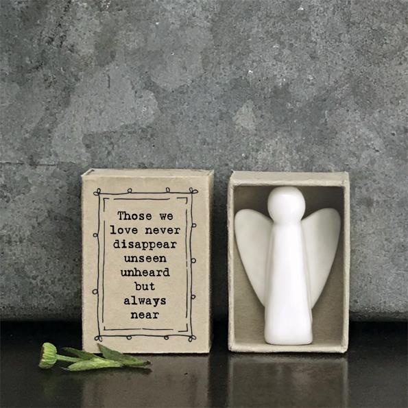 Those We Love Angel Matchbox Decoration