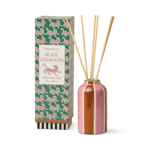 Black Cedar & Fig Tiger Ceramic Diffuser