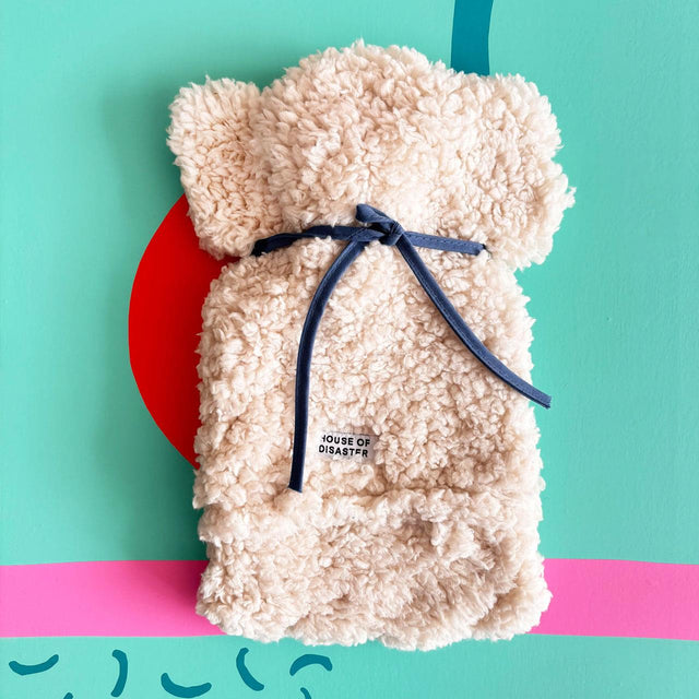 Dog With Scarf Hot Water Bottle