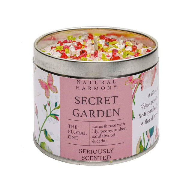 Secret Garden Candle Tin